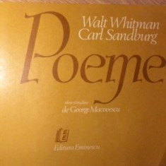 Walt Whitman, Carl Sanburg - Poeme