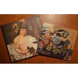 San Marino 2010 - Set de monede euro de la 1 cent la 2 euro + Monedă comemorativă din argint 5 euro Caravaggio (1571-1610)