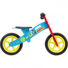 Bicicleta Din Lemn Fara Pedale 12 Mickey Seven Sv9908 foto