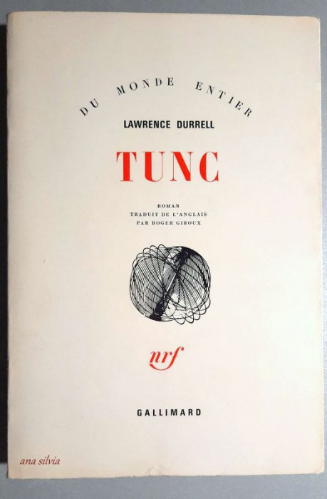 Tunc - Lawrence Durrell - limba franceza