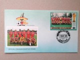 Plic FDC Grenadines of St. Vincent 1986 &ndash; Campionatul Mondial de Fotbal Mexic 1986, Echipa Canadei -A45