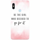 Husa silicon pentru Xiaomi Remdi Note 5 Pro, Quotes Pink