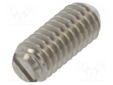 Clichet cu bilă oțel inoxidabil M4 9mm ELESA GANTER