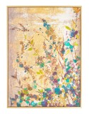 Cumpara ieftin Tablou pictat manual Flowers 60x3.2x80 cm