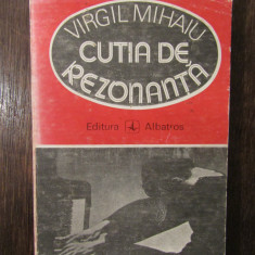 CUTIA DE REZONANTA-VIRGIL MIHAIU