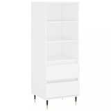 Cumpara ieftin Dulap inalt, alb, 40x36x110 cm, lemn compozit