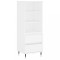 Dulap inalt, alb, 40x36x110 cm, lemn compozit
