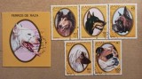 Seria Completă + Coliță Sahara Occidentală (R.A.S.D.) 1992 - Rase de C&acirc;ini, Dobermann, Collie, Boxer, Bulldog, 6v - Ștampilate -A242