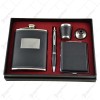 Set cadou pentru barbati &ndash; Plosca/Pahar/Tabachiera/Pix &ndash; Negru