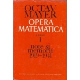 Opera matematica, I - Note si memorii 1919-1941