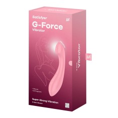 G-Force Pink - Vibrator pentru Stimulare Punct G, 19x4.4 cm