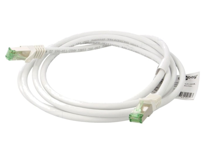 Patch cord Cat 8.1 LSZH alb 2m