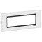Rama Ornament 7M sticla Schneider Eazy Styl alb negru LMR7967031