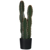Outsunny Cactus artificial de mare realism plantă artificială de dimensiuni mari dim. &Oslash; 17 x 60H cm verde | Aosom Romania