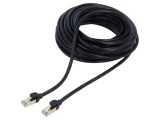 Patch cord F/UTP 7 litat Cu PVC negru 15m