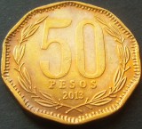 Cumpara ieftin Moneda exotica 50 PESOS - CHILE, anul 2013 * cod 2289, America Centrala si de Sud