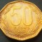 Moneda exotica 50 PESOS - CHILE, anul 2013 * cod 2289
