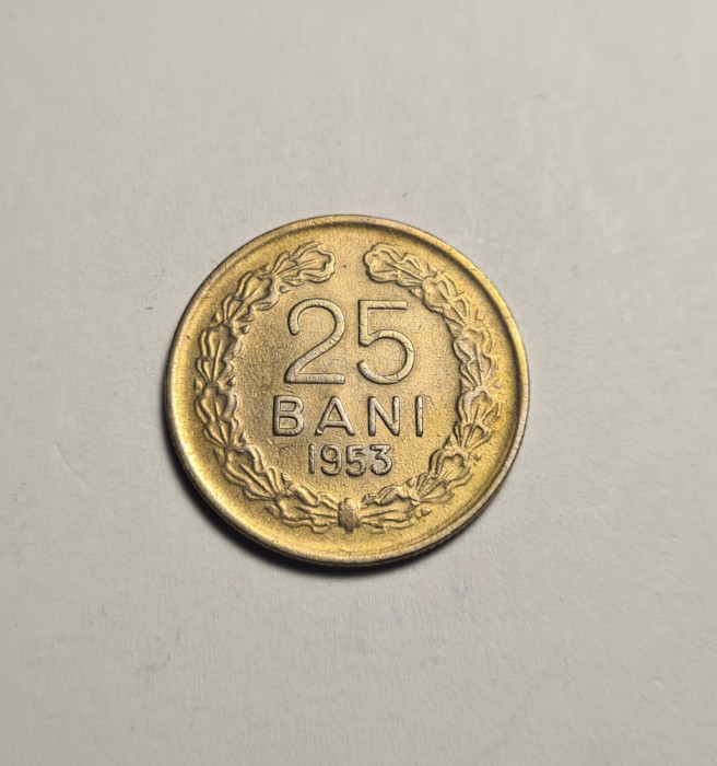 25 bani 1953 Rara