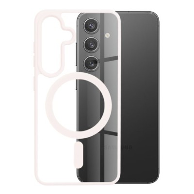 Husa pentru Samsung Galaxy S24 - Techsuit MagSafe Pro - Nude Pink foto