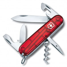 Briceag multifunctional Spartan Victorinox, rosu transparent foto