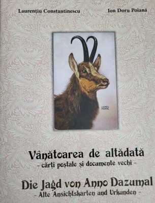 V&amp;acirc;nătoarea de altădată, cărţi poştale şi documente vechi -Album (vanat, istorie) foto