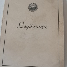 LEGITIMATIE RSR - MEDALIA MERITUL DE ARGINT / 1974