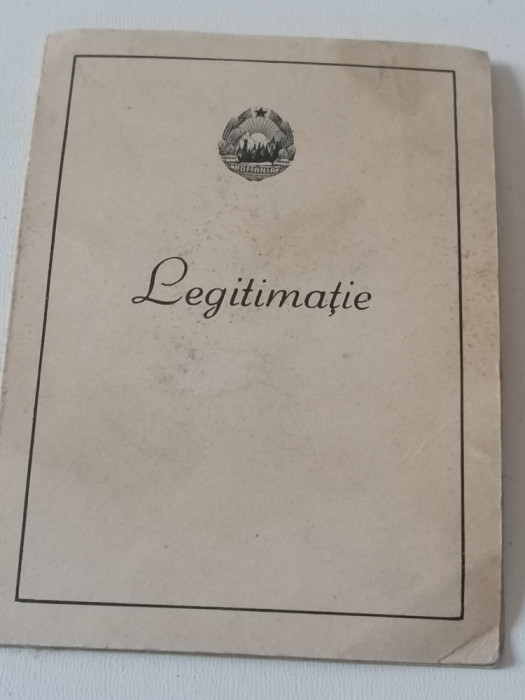 LEGITIMATIE RSR - MEDALIA MERITUL DE ARGINT / 1974