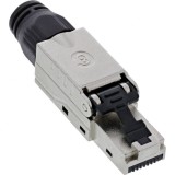 Conector ecranat RJ45 Cat.8.1 pentru fir solid, InLine 76204C