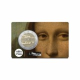 Franta 2 euro 2025 Luvru, coincard-ul Gioconda