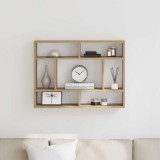 VidaXL Raft de perete, stejar artizanal, 75x16x55 cm, lemn prelucrat
