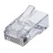 Set 10 conectori plastic UTP-FTP elSales ELS-CPU , CAT6, transparent