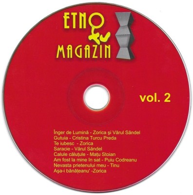 CD Etno TV Magazin Vol. 2, original, fără coperți foto