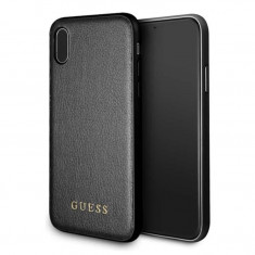 Husa Spate Guess Iridescent iPhone X/xs Negru foto