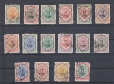 Persia-Serie de timbre uzuale &bdquo;Ahmad Shah Qajar&rdquo; (Persia / Iran, 1911&ndash;1915)