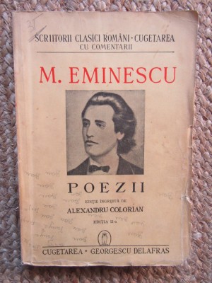ALEXANDRU COLORIAN - MIHAI EMINESCU -POEZII foto