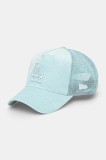 New Era sapca culoarea turcoaz, cu imprimeu, 60595361