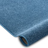 Mocheta SANTA FE albastru 74 simplu, culoare, solidă, 400 cm
