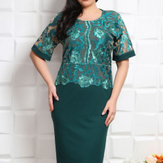 Rochie De Ocazie Efes Verde - 46Marimea