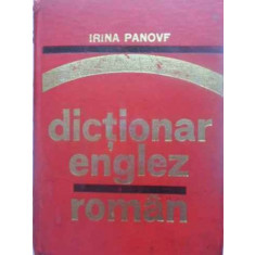 DICTIONAR ENGLEZ-ROMAN-IRINA PANOVF