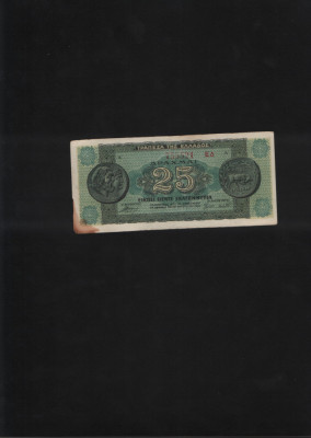 Grecia 25000000 25(milioane) drahme drachmai 1944 seria755521 foto