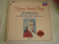 MOZART - Simfonii Vol. 7 - Cutie cu 4 Viniluri DECCA Perfecte