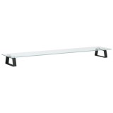 Cumpara ieftin Suport de monitor, negru, 100x20x8 cm, sticla securizata/ metal