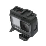 Cumpara ieftin Cadru de protectie marca Surewo pentru camera GoPro Hero 11 cu 2 sisteme de prindere cold shoe, culoarea negru