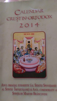 Calendar crestin ortodox 2014 foto