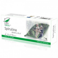 Spirulina Varsta a-III-a 30cps Medica