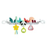 Jucarie carucior Dobabydoo - Ursulet panda PlayLearn Toys, Fehn