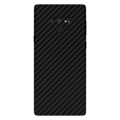 Set Folii Skin Acoperire 360 Compatibile cu Samsung Galaxy Note 9 - ApcGsm Wraps Carbon Black foto