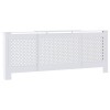 Masca pentru calorifer, alb, 205 cm, MDF