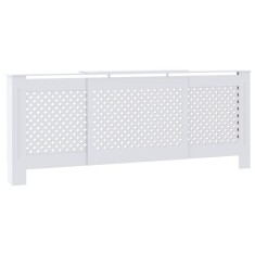 Masca pentru calorifer, alb, 205 cm, MDF