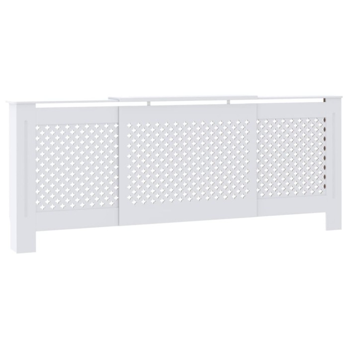 Masca pentru calorifer, alb, 205 cm, MDF